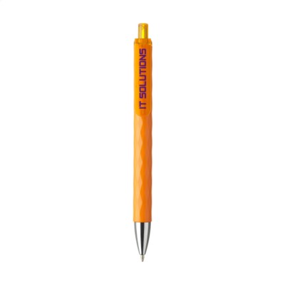 Branded Promotional SOLID GRAPHIC PEN in Orange Pen From Concept Incentives.