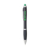 Branded Promotional ATHOS LIGHT-UP TOUCH BALL PEN in Green Pen From Concept Incentives.