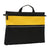 Branded Promotional FILE DOCUMENT BUSINESS BAG in Yellow & Black Bag From Concept Incentives.