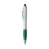 Branded Promotional ATHOSCOLOUR LIGHT-UP TOUCH PEN in Green Pen From Concept Incentives.