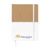 Branded Promotional JOURNAL NOTE BOOK in White Notebook from Concept Incentives