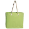 Branded Promotional CAPRI BEACH BAG in Pale Green Bag From Concept Incentives.