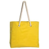Branded Promotional CAPRI BEACH BAG in Yellow Bag From Concept Incentives.