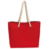 Branded Promotional CAPRI BEACH BAG in Red Beach Bag From Concept Incentives.