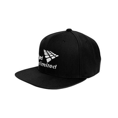 Branded Promotional RILEY CAP in Black Baseball Cap From Concept Incentives.