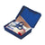 Branded Promotional FIRST AID KIT BOX SMALL in Blue First Aid Kit From Concept Incentives.