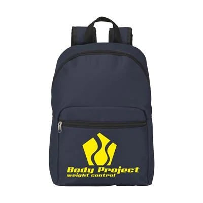 Branded Promotional PADDY PACK BACKPACK RUCKSACK in Black Bag From Concept Incentives.