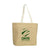 Branded Promotional ELEGANCE BAG JUTE SHOPPER in Ecru Bag From Concept Incentives.