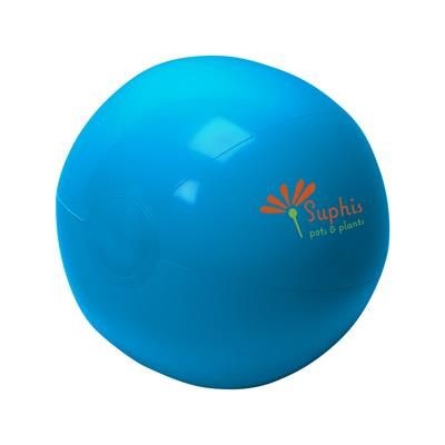 Branded Promotional BEACHBALL SOLID 40CM in Blue Beach Ball From Concept Incentives.