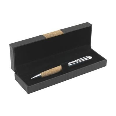 Branded Promotional CORK PEN SET PEN SET in Naturel Pen Set From Concept Incentives.