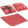 Branded Promotional CHRISTMAS FLEECE PICNIC BLANKET Blanket From Concept Incentives.