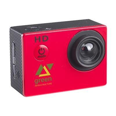 Branded Promotional FICTION ACTIONCAM ACTION CAMERA in Red Camera From Concept Incentives.