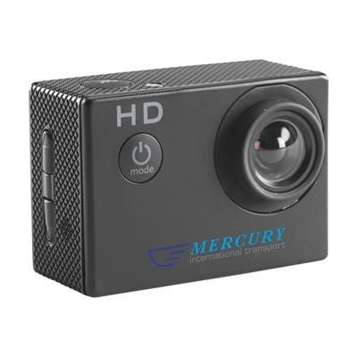 Branded Promotional FICTION ACTIONCAM ACTION CAMERA in Black Camera From Concept Incentives.