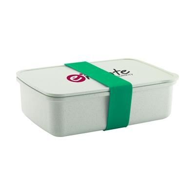 Branded Promotional BAMBOO LUNCH BOX in Green Lunch Box From Concept Incentives.