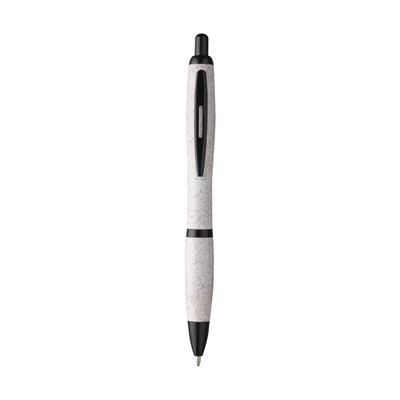 Branded Promotional ATHOS WHEAT-CYCLED PEN BALL PEN in White Pen From Concept Incentives.