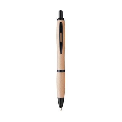 Branded Promotional ATHOS WHEAT-CYCLED PEN BALL PEN in Orange Pen From Concept Incentives.