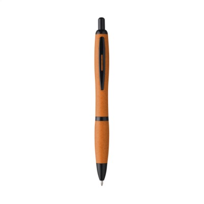 Branded Promotional ATHOS WHEAT-CYCLED PEN WHEAT STRAW BALL PEN PEN Pen From Concept Incentives.