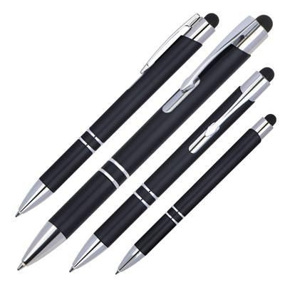 Branded Promotional LED BALL PEN WORLD in Black Pen From Concept Incentives.