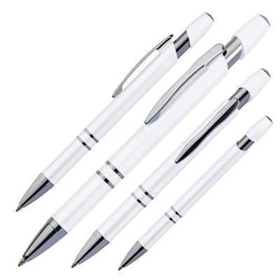 Branded Promotional BALL PEN EPPING in White Pen From Concept Incentives.