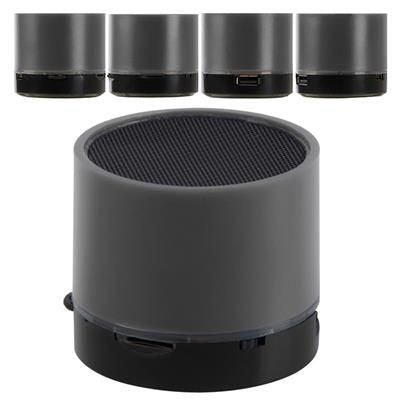Branded Promotional BLUETOOTH SPEAKER TAIFUN in Grey Speakers from Concept Incentives