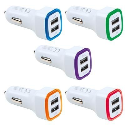 Branded Promotional USB CHARGER ADAPTER KFZ FRUIT Charger From Concept Incentives.