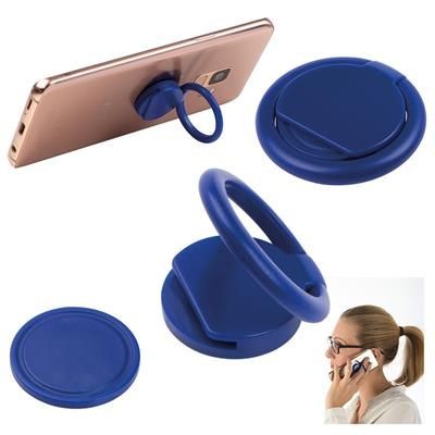 Branded Promotional MOBILE PHONE HOLDER RED ROSE in Blue Mobile Phone Stand From Concept Incentives.