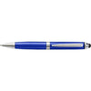 Branded Promotional PLASTIC TWIST ACTION BALL PEN in Blue Pen From Concept Incentives.