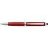 Branded Promotional PLASTIC TWIST ACTION BALL PEN in Red Pen From Concept Incentives.