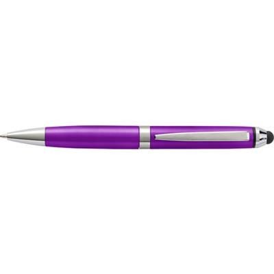 Branded Promotional PLASTIC TWIST ACTION BALL PEN in Pink Pen From Concept Incentives.