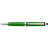 Branded Promotional PLASTIC TWIST ACTION BALL PEN in Lime Pen From Concept Incentives.