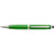 Branded Promotional PLASTIC TWIST ACTION BALL PEN in Lime Pen From Concept Incentives.