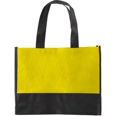 Branded Promotional NON WOVEN 80g COLOUR BAG in Yellow Bag From Concept Incentives.