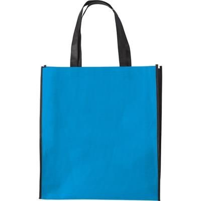 Branded Promotional NON WOVEN 80g COLOUR BAG in Grey Bag From Concept Incentives.