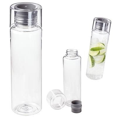 Branded Promotional CRYSTAL CLEAR TRANSPARENT LIGHTWEIGHT BOTTLE Sports Drink Bottle From Concept Incentives.