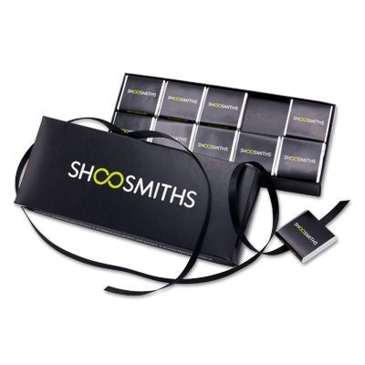 Branded Promotional PERSONALISED CHOCOLATE NEAPOLITAN GIFT BOX Chocolate From Concept Incentives.