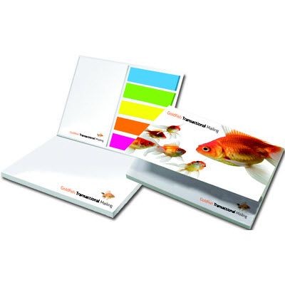 Branded Promotional NOTESTIX STICKY NOTE SLIM COMBISET Note Pad From Concept Incentives.