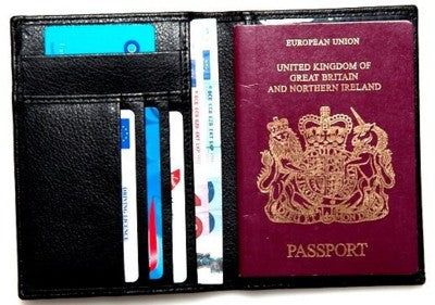 Branded Promotional PASSPORT HOLDER WALLET in Chelsea Leather Passport Holder Wallet From Concept Incentives.