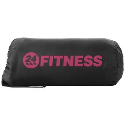 Branded Promotional HUGGY FLEECE PLAID PICNIC BLANKET with Carry Pouch in Magenta Blanket From Concept Incentives.