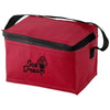 Branded Promotional SPECTRUM 6-CAN NON-WOVEN COOL BAG in Red Cool Bag From Concept Incentives.