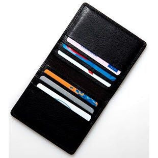 Branded Promotional CREDIT CARD HOLDER in Chelsea Leather Credit Card Holder From Concept Incentives.