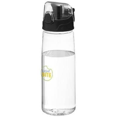 Branded Promotional CAPRI 700 ML SPORTS BOTTLE in Transparent Clear Transparent Sports Drink Bottle From Concept Incentives.