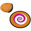 Branded Promotional FLORIDA FRISBEE with Pouch in Orange Frisbee From Concept Incentives.