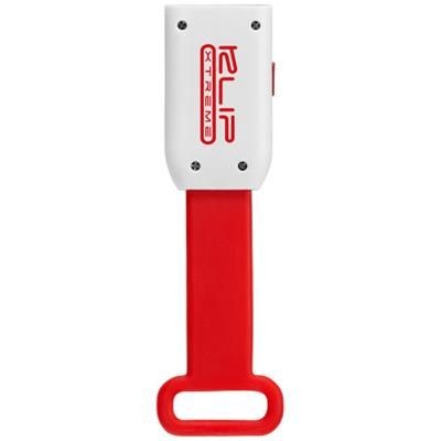 Branded Promotional SEEMII REFLECTOR LIGHT in Red-white Solid Reflector From Concept Incentives.