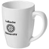 Branded Promotional BOGOTA 350 ML CERAMIC POTTERY MUG in White Solid Mug From Concept Incentives.