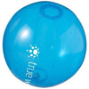 Branded Promotional IBIZA CLEAR TRANSPARENT BEACH BALL in Clear Transparent Blue Beach Ball From Concept Incentives.