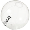 Branded Promotional IBIZA CLEAR TRANSPARENT BEACH BALL in Transparent Clear Transparent Beach Ball From Concept Incentives.