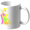 Branded Promotional PIC 330 ML CERAMIC POTTERY SUBLIMATION MUG in White Solid Mug From Concept Incentives.