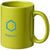 Branded Promotional SANTOS 330 ML CERAMIC POTTERY MUG in Lime Mug From Concept Incentives.