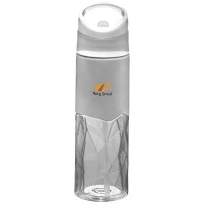Branded Promotional RADIUS 830 ML TRITAN GEOMETRIC SPORTS BOTTLE in Transparent Clear Transparent Sports Drink Bottle From Concept Incentives.