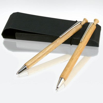 Branded Promotional GREEN & GOOD ALBERO EXECUTIVE COMBINATION PEN AND PENCIL SET Pen Set From Concept Incentives.